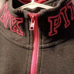 Victoria's Secret Pink and Gray Sweatshirt